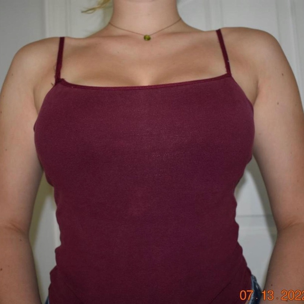 Red tank top
